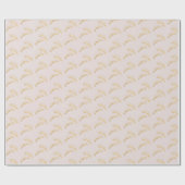 Papier Cadeau Cils Blush Gold (Plat)