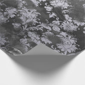 Papier Cadeau Cimetière gris Graphite Cimetière Floral Noir Grun (Coin)