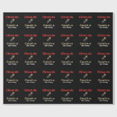 Papier Cadeau Cinco de Couch-o Chapeau Télécommande Drôle (Plat)
