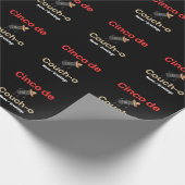 Papier Cadeau Cinco de Couch-o Chapeau Télécommande Drôle (Coin)