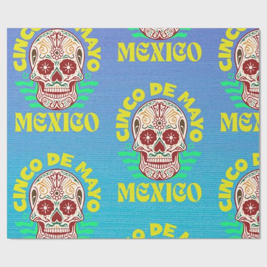 Papier Cadeau Cinco de Mayo (Plat)