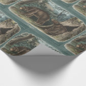 Papier Cadeau Cinnamon Bear par John James Audubon (Coin)