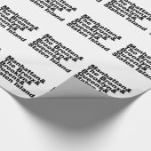 Papier Cadeau Cinq Boroughs ~ New York (Coin)