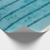 Papier Cadeau Cinq personnes nageant dans la piscine (Coin)