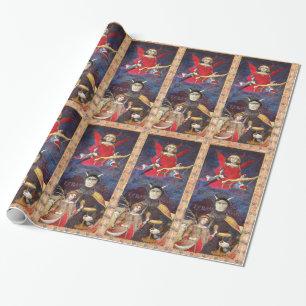 PAPIER CADEAU CIOTS DE RENAISSANCE ANTIQUE 15 LE DIABLE