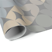 Papier Cadeau Circles Abstraits amusants Carrés Popart Motif (Coin rond)