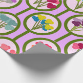 Papier Cadeau Circles of Flowers (Coin)