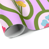 Papier Cadeau Circles of Flowers (Coin rond)