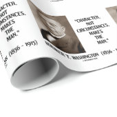 Papier Cadeau Circonstances de caractère de l'agent de (Coin rond)