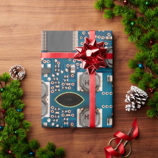 Papier Cadeau Circuit board (Cadeau de vacances)
