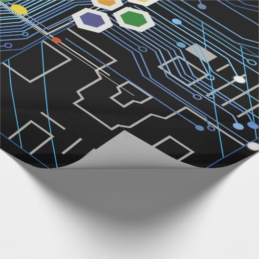Papier Cadeau Circuits (Coin)
