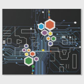 Papier Cadeau Circuits (Plat)