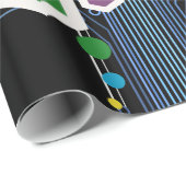 Papier Cadeau Circuits (Coin rond)