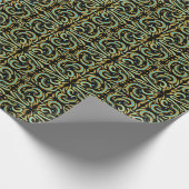 Papier Cadeau Circular, Linear And Tapered Shapes Abstract Art (Coin)