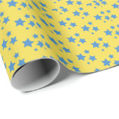 Papier Cadeau Circus Party Stars Design moderne Papier d'envelop (Coin rond)