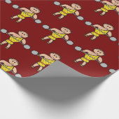 Papier Cadeau Circus Strongman (Coin)