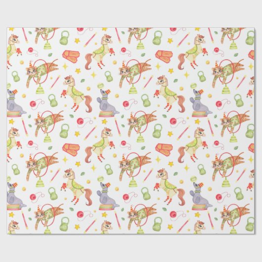 Papier Cadeau Cirque (Plat)