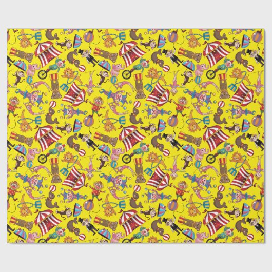 Papier Cadeau Cirque (Plat)