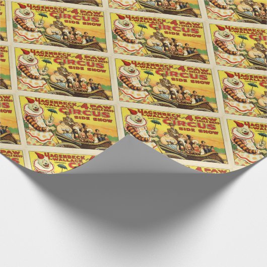 Papier Cadeau Cirque ancien (Coin)