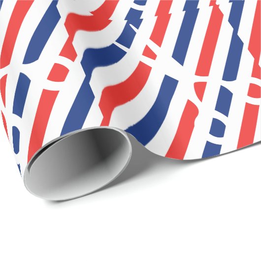 Papier Cadeau Ciseaux de coiffeur (Coin rond)