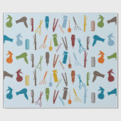 Papier Cadeau Ciseaux de coiffure pour salon de coiffure (Plat)