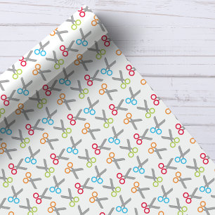 Papier Cadeau Ciseaux mignons motif pour école enfants enseignan