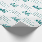 Papier Cadeau Citation d'amour de Rumi (Coin)