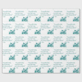 Papier Cadeau Citation d'amour de Rumi (Plat)