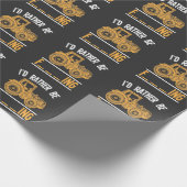 Papier Cadeau Citation de l'agriculture grossière Tracteur sarca (Coin)