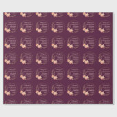 Papier Cadeau Citation de Little Women IV - Style mignon (Plat)