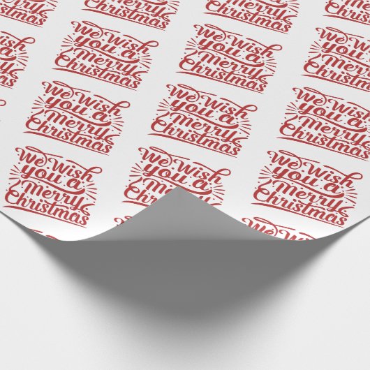 Papier Cadeau Citation de Noël (Coin)