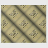 Papier Cadeau Citation de Winston Churchill ; succès (Plat)