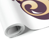 Papier Cadeau Citation d'étape d'amants autrefois étrangers  (Coin rond)