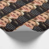 Papier Cadeau Citation d'Hillary Clinton et de tous les enfants (Coin)