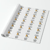 Papier Cadeau Citation drôle de Robin Bird (Déroulé)