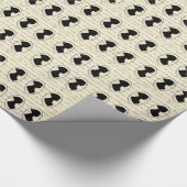 Papier Cadeau Citations de Jane Austen et portrait de silhouette (Coin)