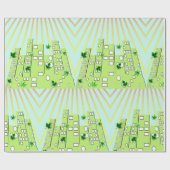 Papier Cadeau Cité verte (Plat)