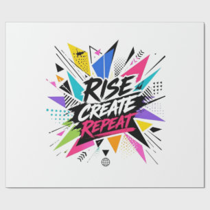 Papier Cadeau Citer Créer Répéter Citation Motivationnelle Inspi