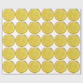 Papier Cadeau Citron (Plat)