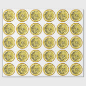 Papier Cadeau Citron (Plat)