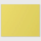 Papier Cadeau Citron doux jaune (Plat)
