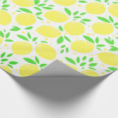 Papier cadeau citron jaune (Coin)