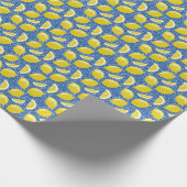 Papier Cadeau Citron parties scintillant (Coin)