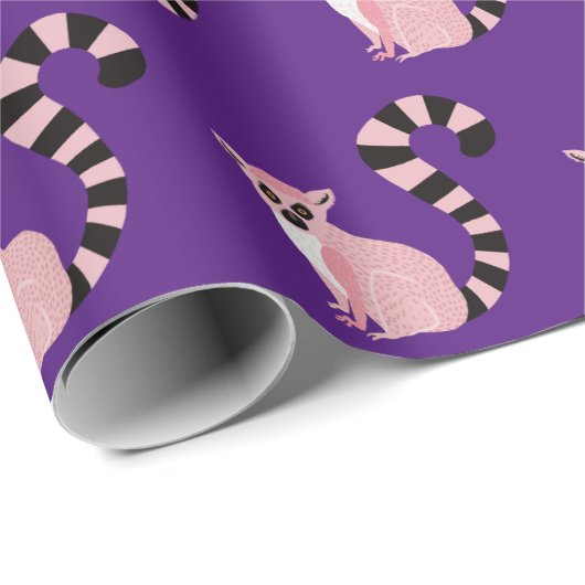 Papier Cadeau Citron pourpre (Coin rond)