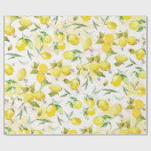 Papier Cadeau citron vert II (Plat)