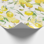 Papier Cadeau citron vert II (Coin)