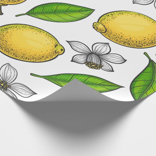 Papier Cadeau Citrons (Coin)