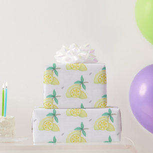 Papier Cadeau Citrons