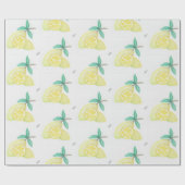 Papier Cadeau Citrons (Plat)