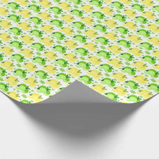 Papier Cadeau Citrons citrons | tranches de citron vert (Coin)